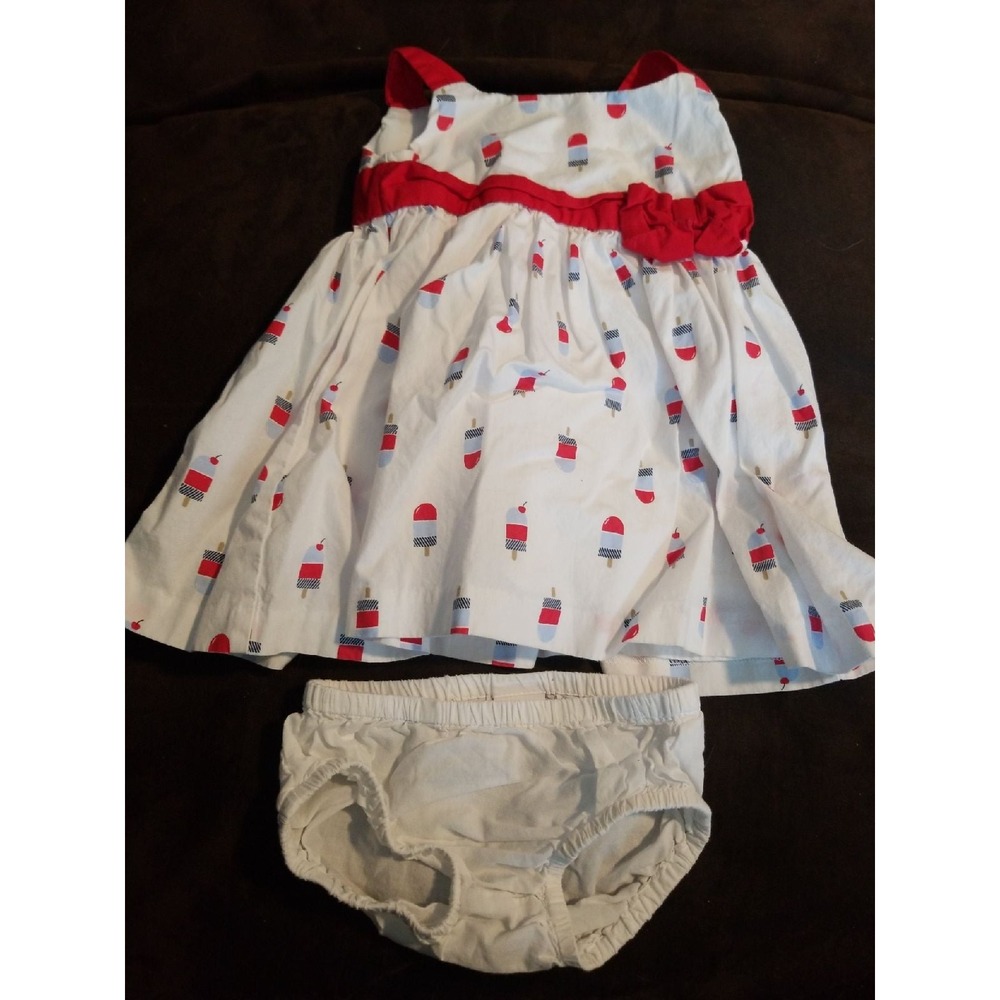 Gymboree popsicle dress 6 12 months 4th of july